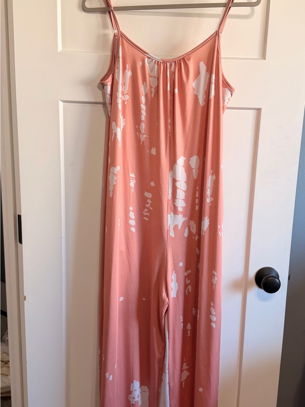 Women's Apricot & White Romper